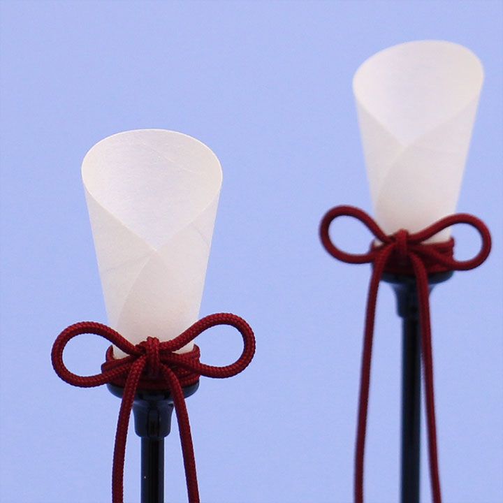  LEDコードレスミニ燭台 (樹脂製)　消灯