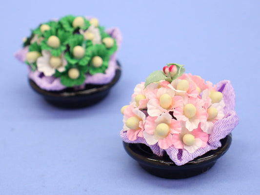 Sakura-tachibana pour poupées Hina, hauteur 4 cm, avec crêpe violet