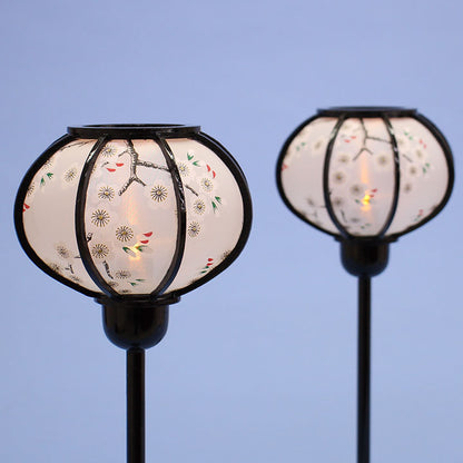 雏人偶灯笼（木制）31厘米中号吉野菊花灯笼 LED 无线款