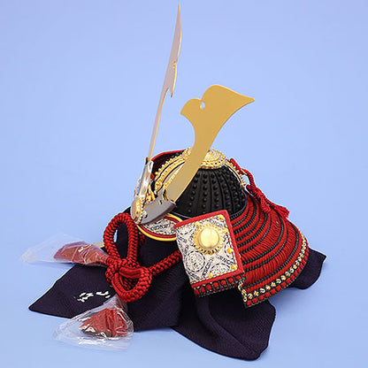 Casque simple de poupée May Hauteur 47 cm Fabriqué par Yuzan No. 10 Heian Helmet