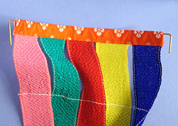 Carp streamer decoration for May dolls, pair, double-sided, size 20, Kashiwa brand