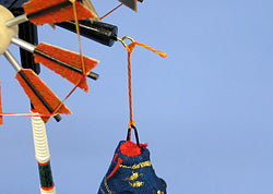 Carp streamer decoration for May dolls, pair, double-sided, size 20, Kashiwa brand